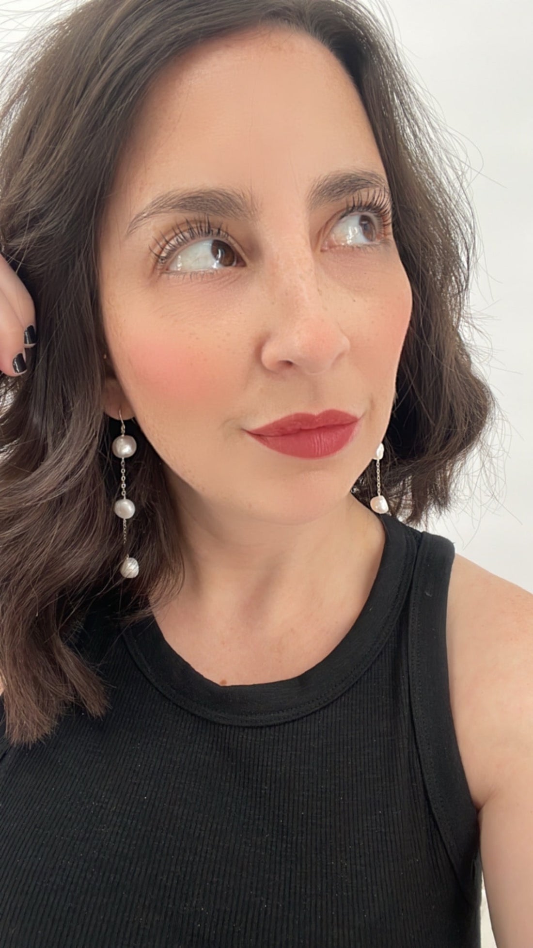 Whimsical Pearl Drop Earrings