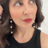 Whimsical Pearl Drop Earrings