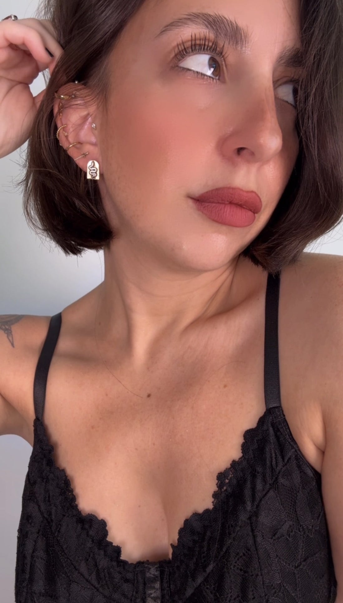 Temple Serpent Earrings
