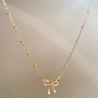Girly Bow Necklace