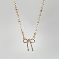 Girly Bow Necklace