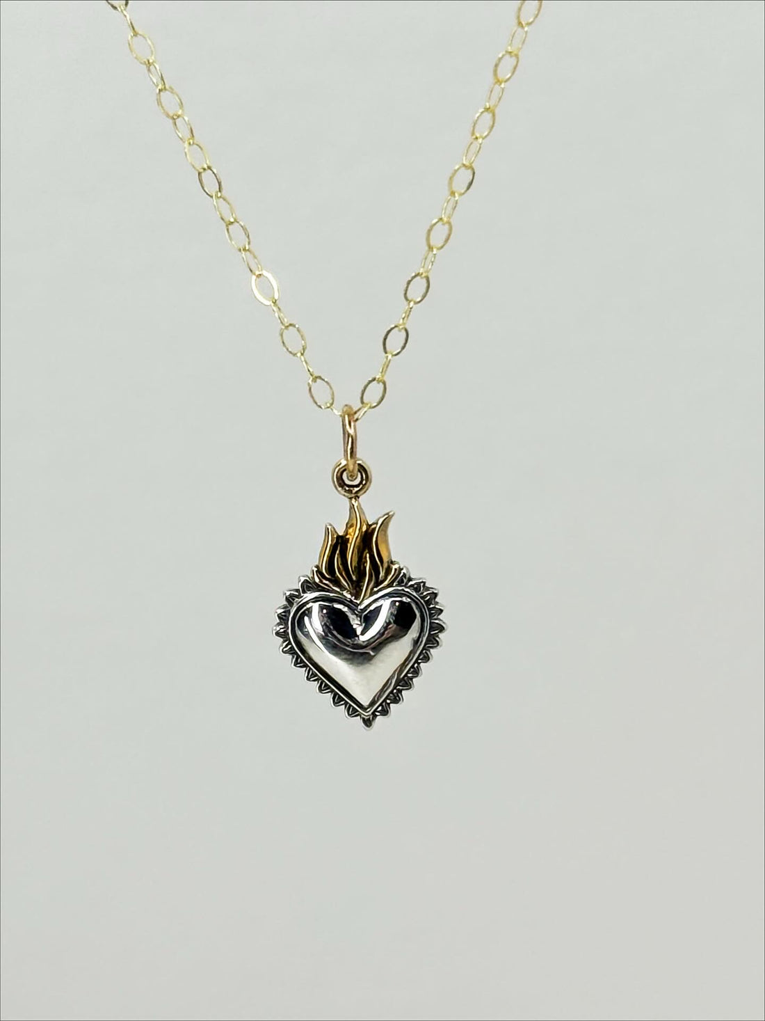 Blazing Heart Necklace