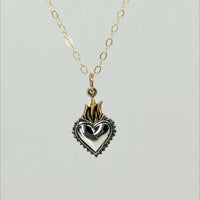 Blazing Heart Necklace