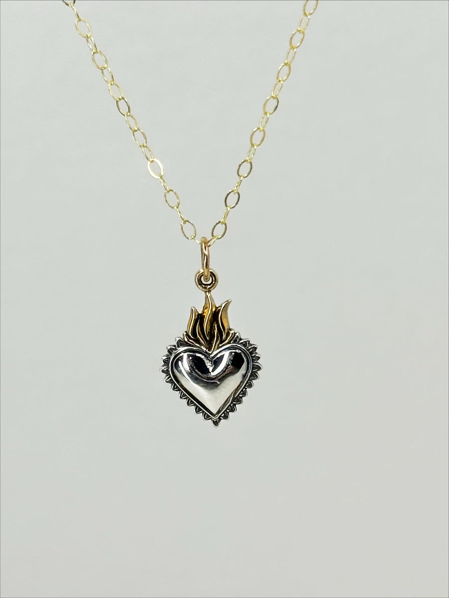 Blazing Heart Necklace