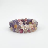 Rainbow Tourmaline Beaded Bracelet