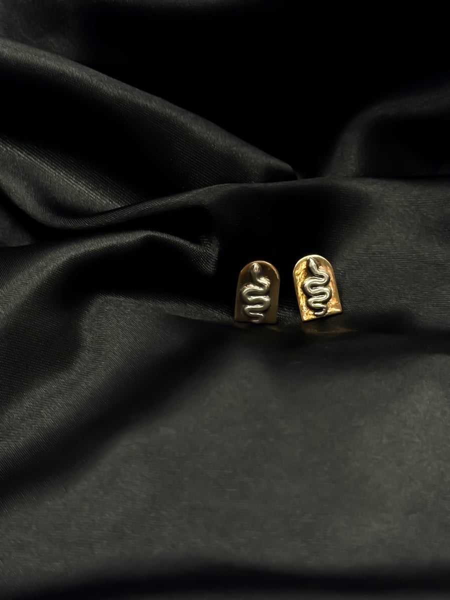 Temple Serpent Earrings