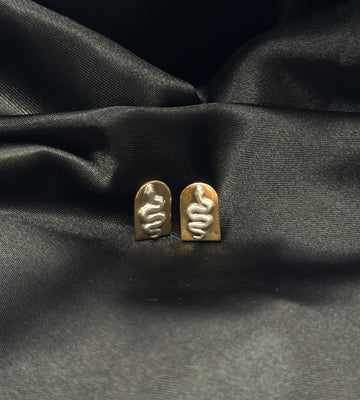 Temple Serpent Earrings