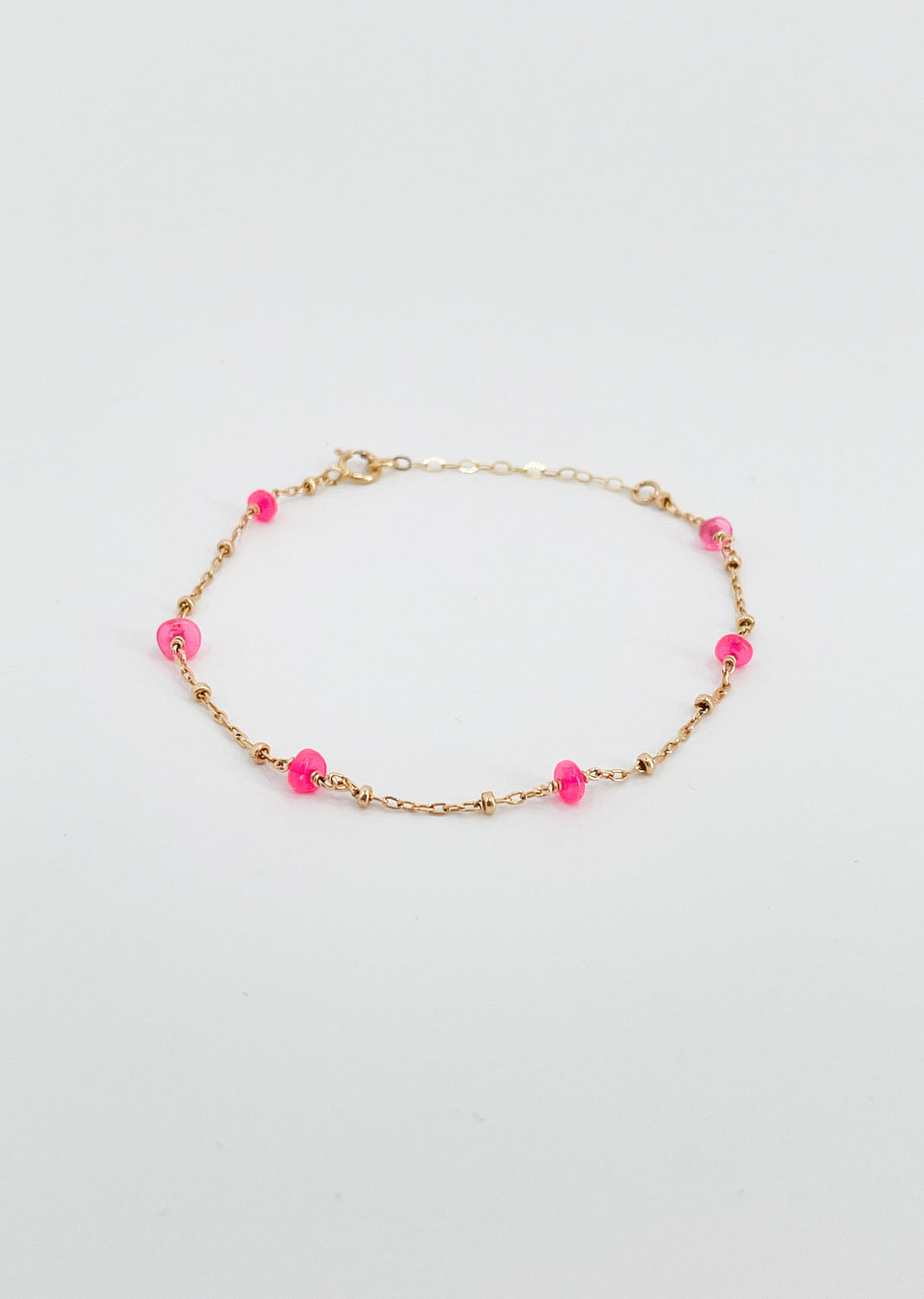 Pink Opal Satellite Bracelet