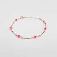 Pink Opal Satellite Bracelet