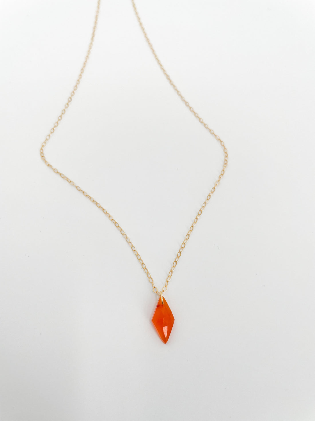 Dancing With Flames Carnelian Necklace