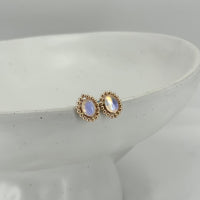 Afterveil Moonstone Studs
