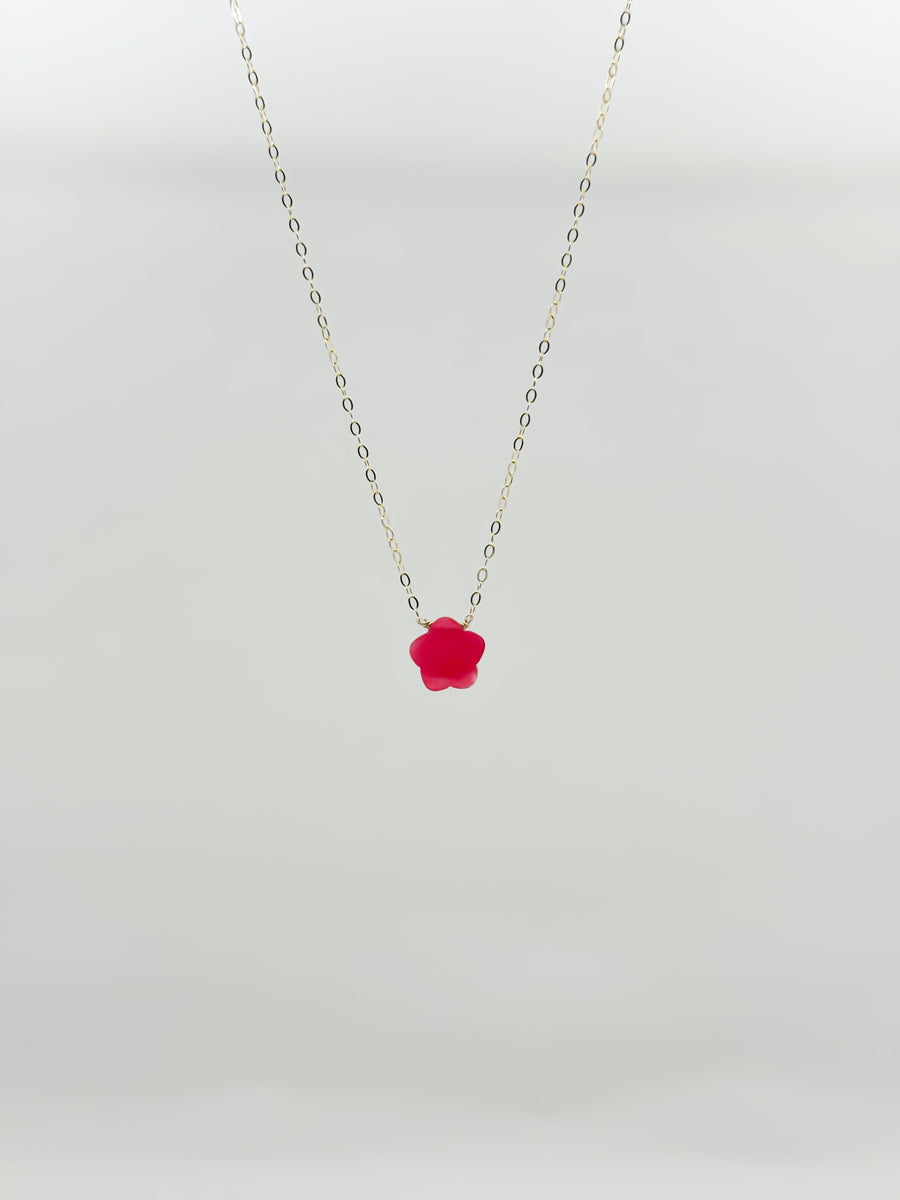 Pink Noise Quartzite Necklace