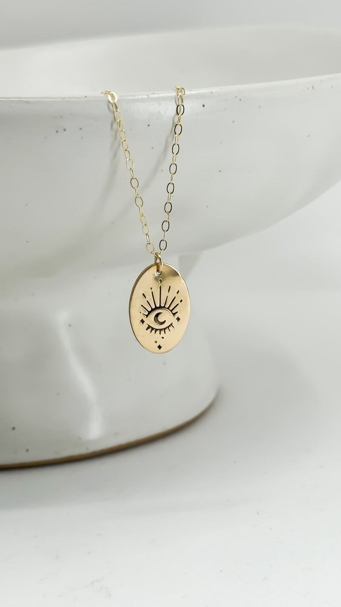 Eyes Wide Open Evil Eye Necklace