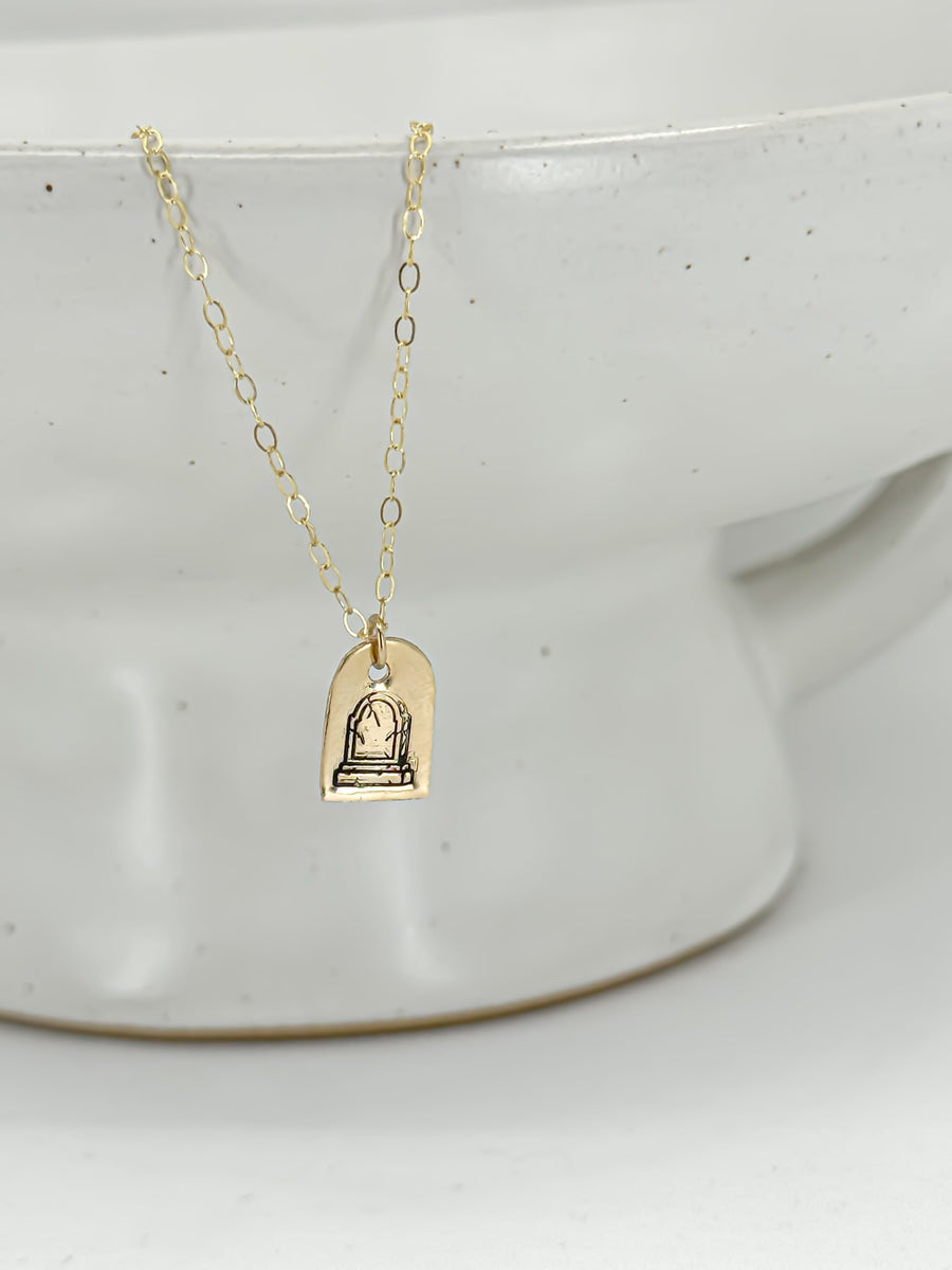 Buried Her Necklace