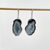 Sparkle Ombre Geode Earrings