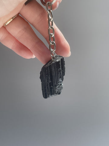 Black Tourmaline Keychain