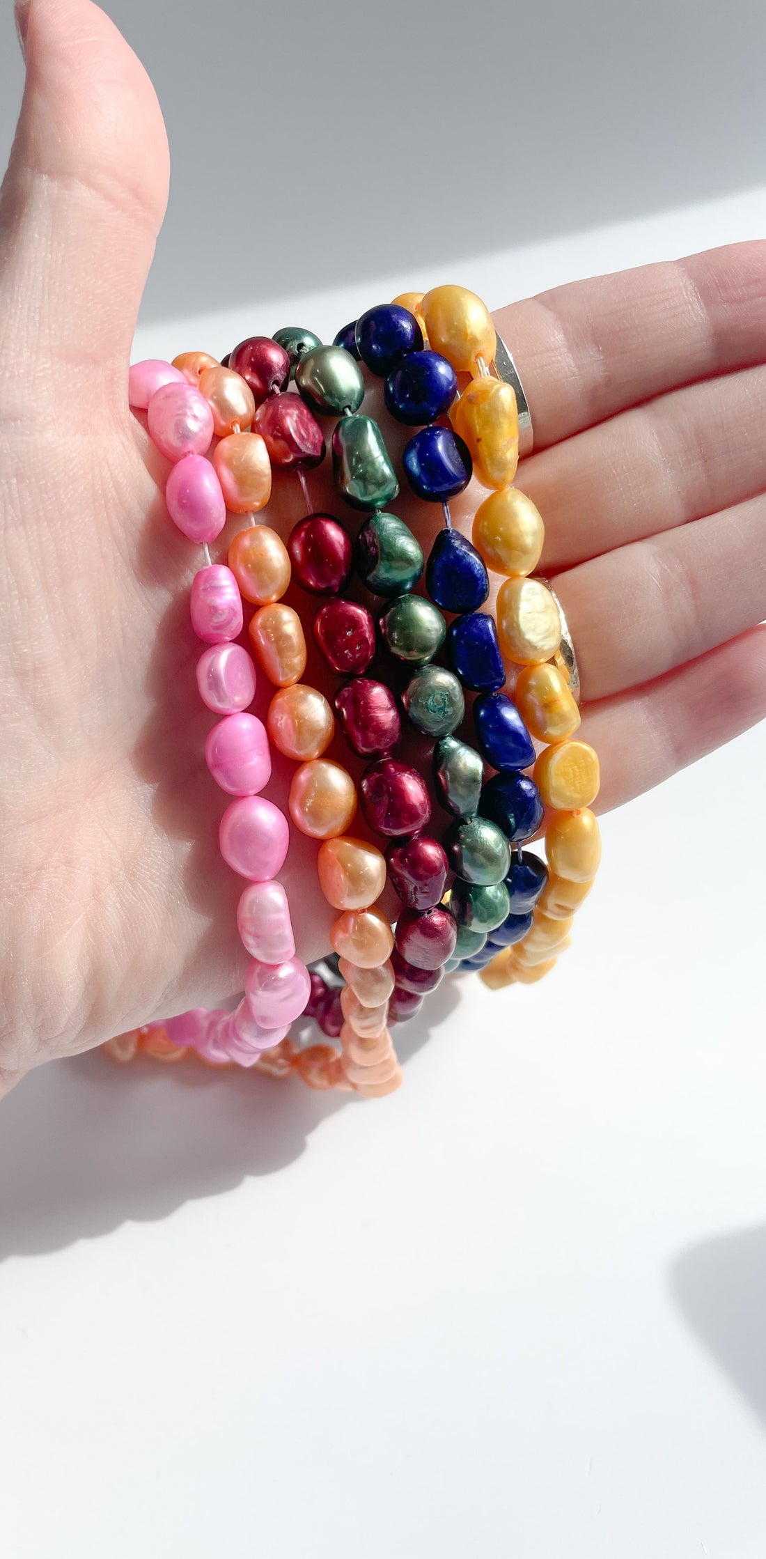 Colorful Pearl Necklace