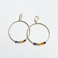 Rainbow Chakra Hoops