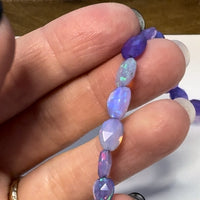 Purple Opal Lariat Necklace
