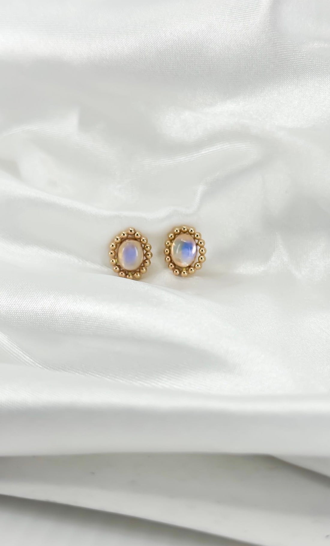 Afterveil Moonstone Studs