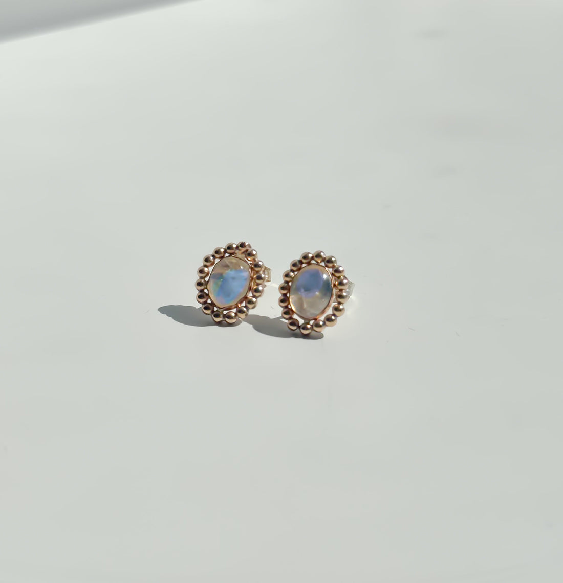 Afterveil Moonstone Studs