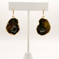 Nude Earth Geode Earrings