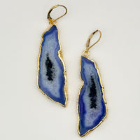 Horizon Tides Geode Earrings