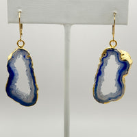 Serene Sky Geode Earrings