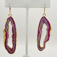 Blush Dreams Geode Earrings