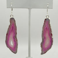 Sweet Petal Geode Earrings