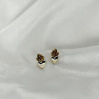Blazing Heart Earrings