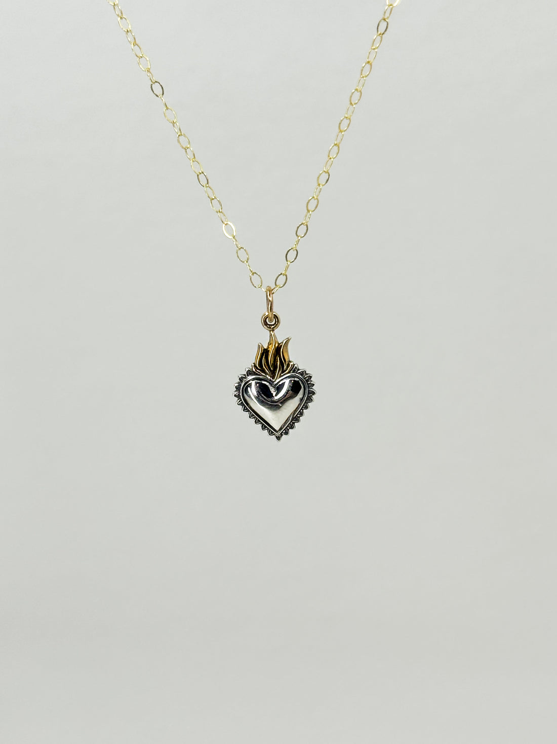 Blazing Heart Necklace