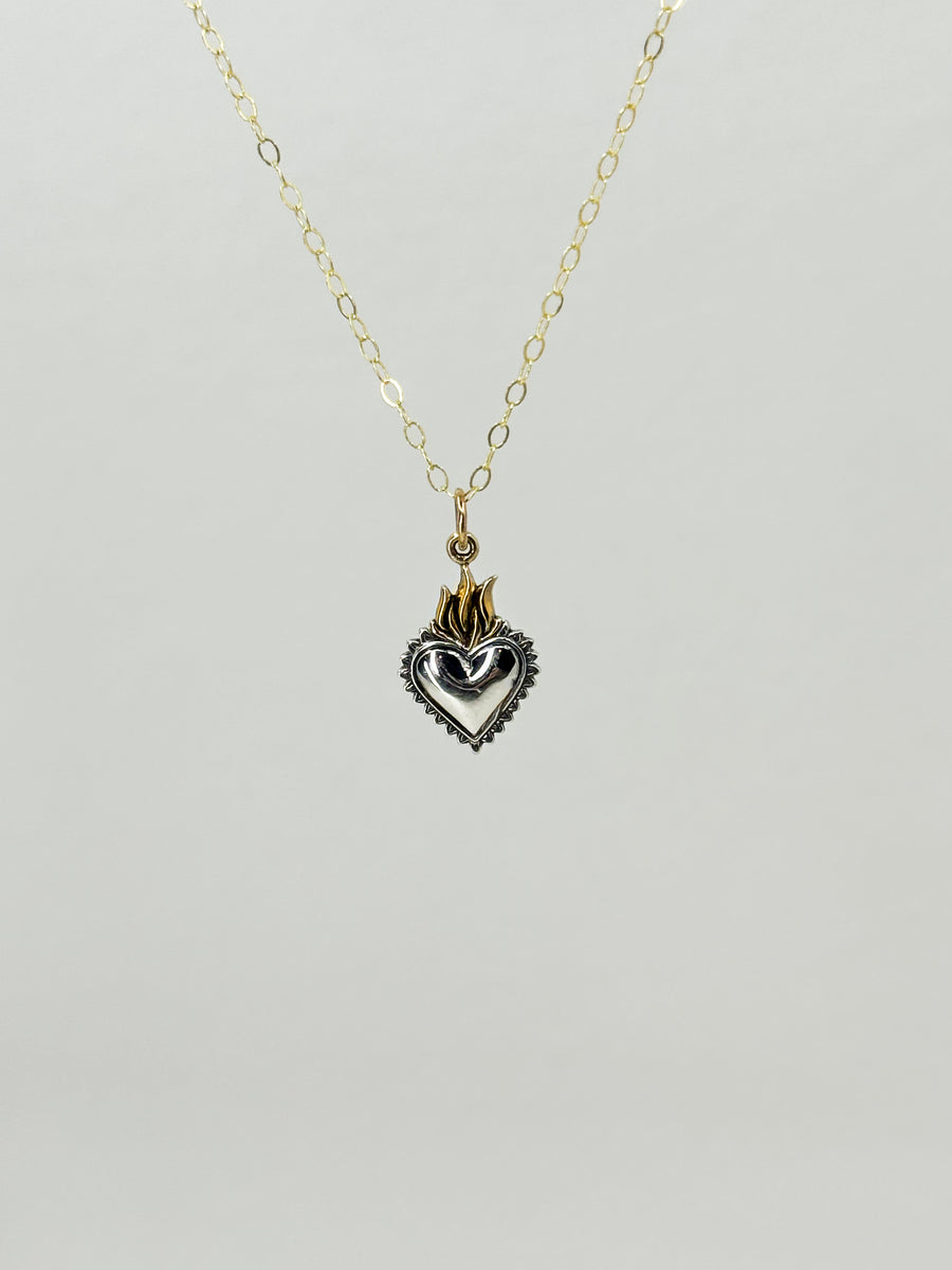 Blazing Heart Necklace