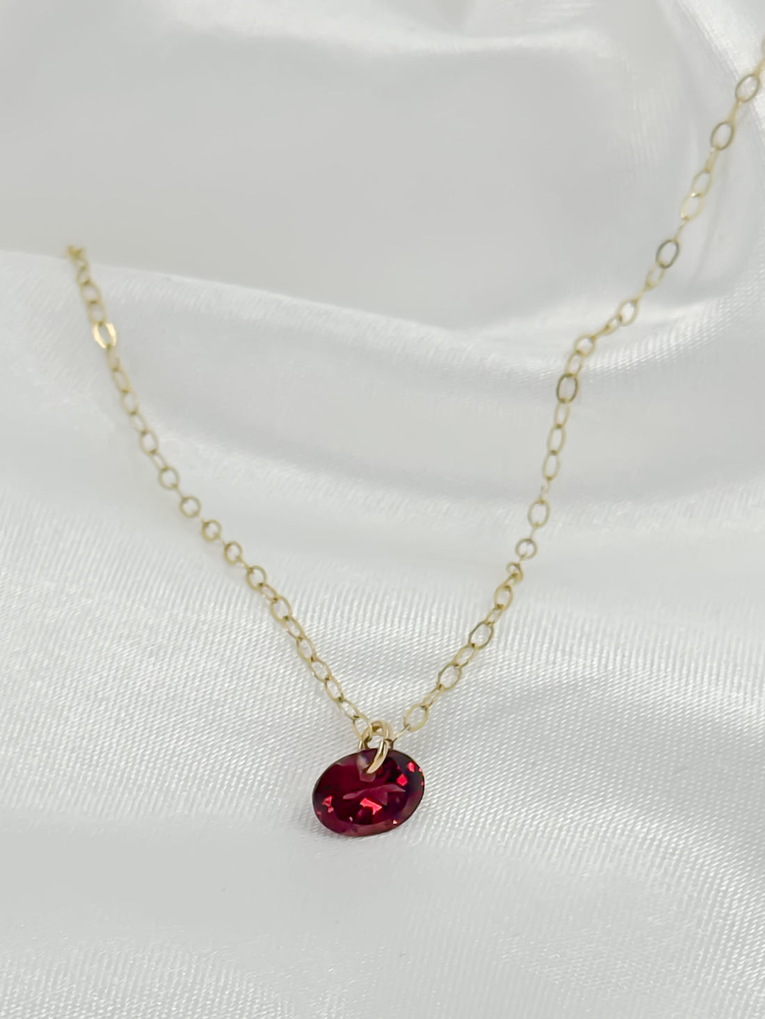 The Axis Garnet Necklace