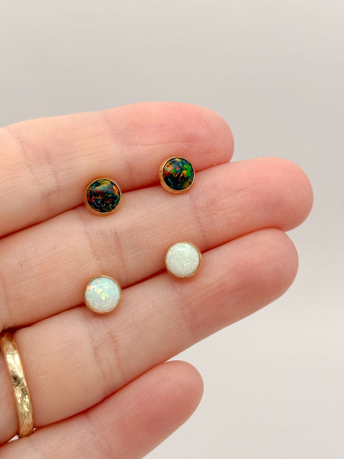 Ethereal Opal Studs