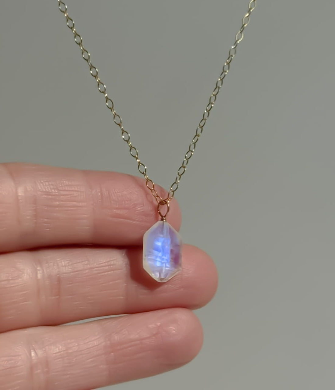 Inner Light Moonstone Necklace