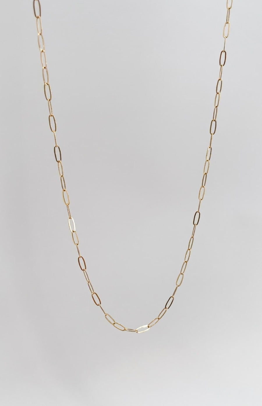 Dainty Paperclip Layering Chain