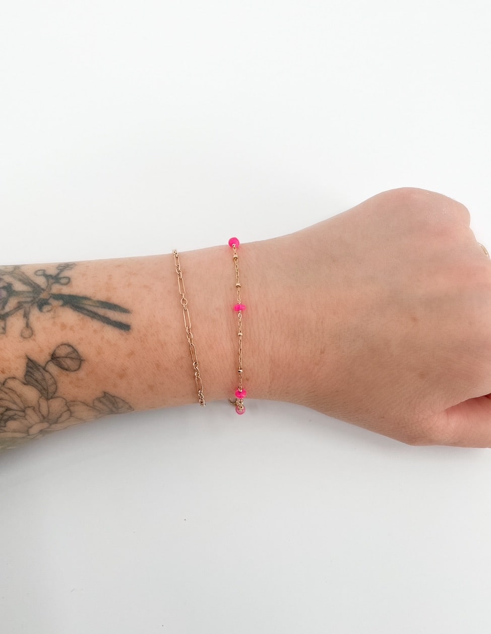 Pink Opal Satellite Bracelet