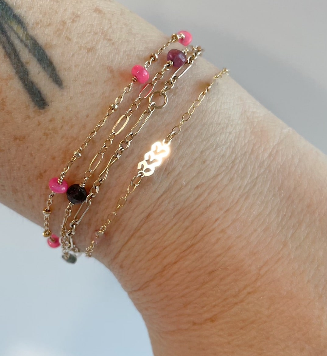 Dainty Angel Number Bracelet