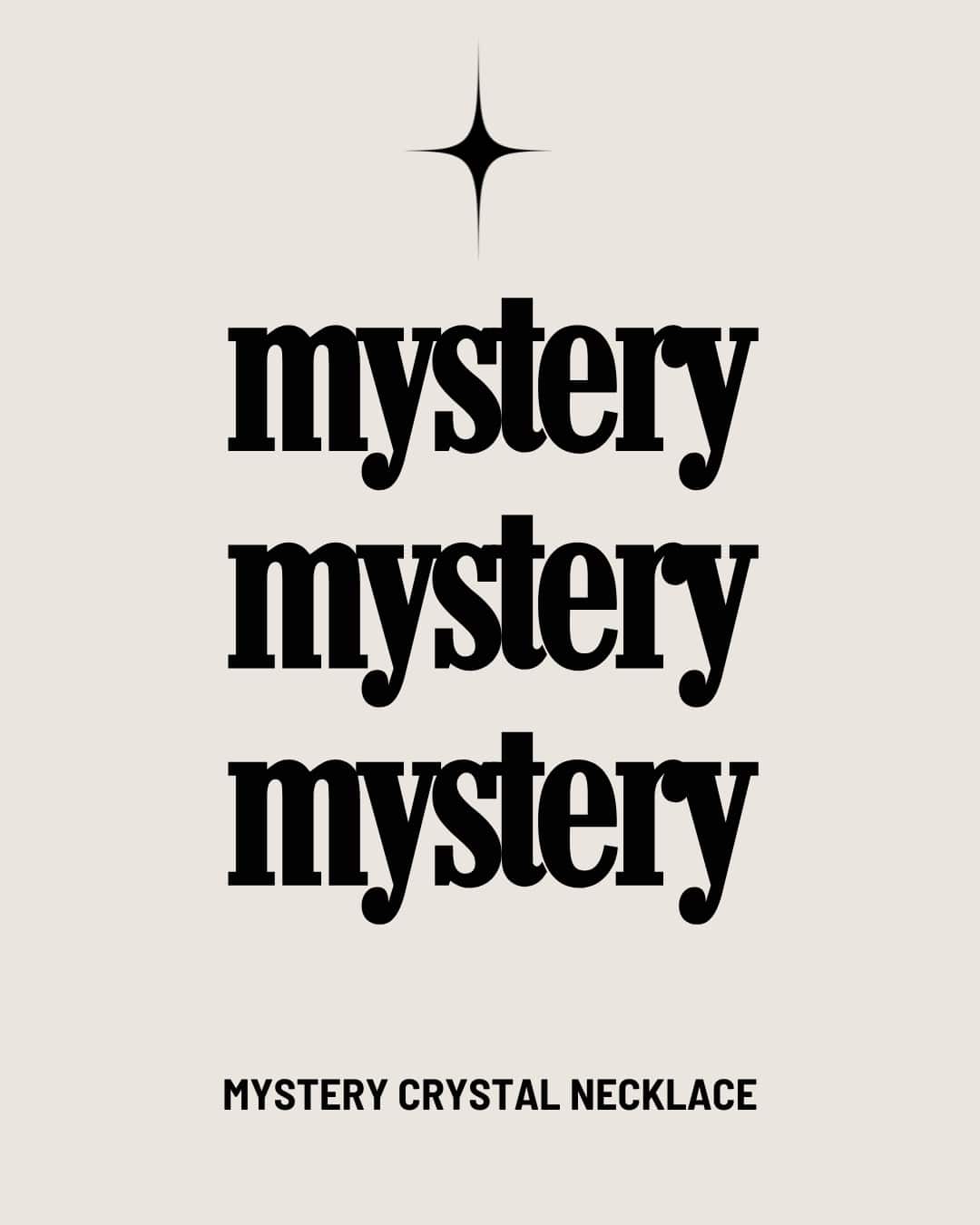 Mystery Crystal Necklace