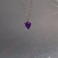 Juicy Amethyst Heart Necklace