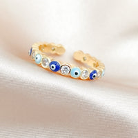 Dainty Evil Eye Ring