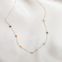 Dainty Chakra Rainbow Choker