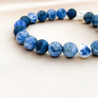 Matte Sodalite Healing Bracelet