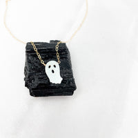 Opal Enchanted Ghost Necklace
