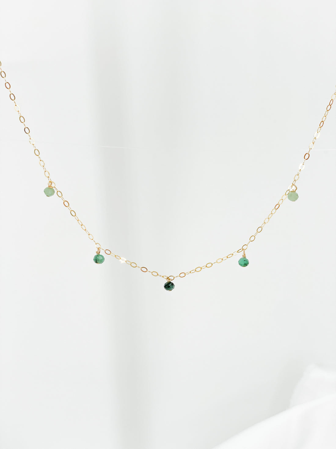 Ombre Emerald Necklace