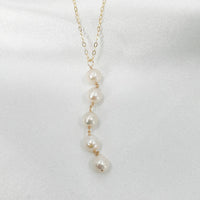 Lariat Pearl Necklace