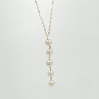 Lariat Pearl Necklace