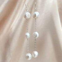 Whimsical Pearl Drop Earrings
