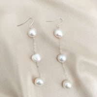 Whimsical Pearl Drop Earrings